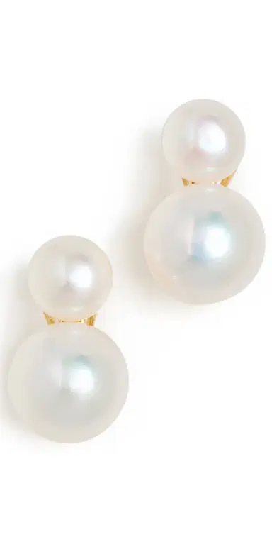 Shashi Bianca Pearl Earrings Pearl | Thumbnail 1 Shashi Bianca Pearl Earrings Pearl | Thumbnail 1