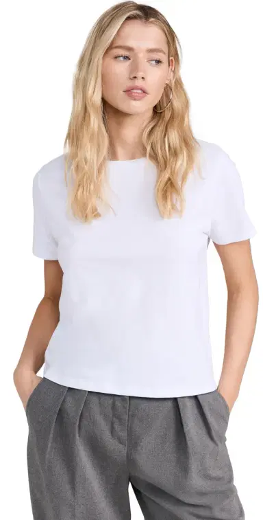 Nothing Please Boxy T-Shirt White | Thumbnail 1