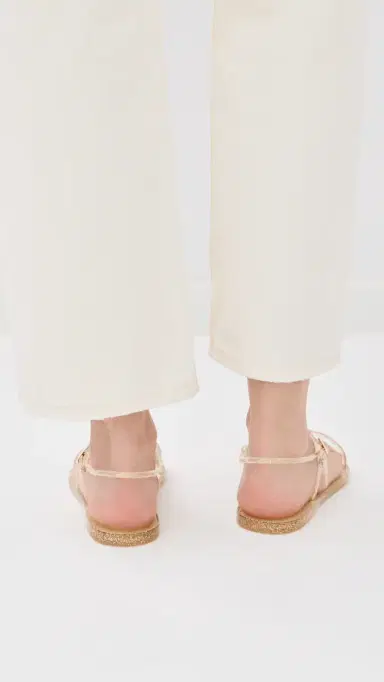 Loeffler Randall Dana Strappy Jelly Sandals Champagne 6 | Thumbnail 4