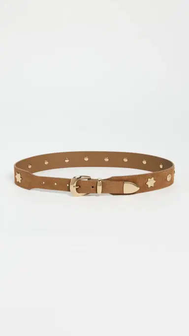 Madewell Western Sun Studded Belt Aged Cognac | Thumbnail 2