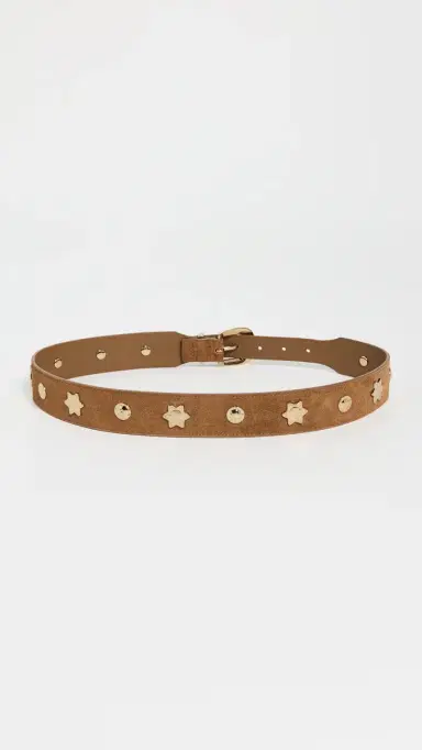 Madewell Western Sun Studded Belt Aged Cognac | Thumbnail 4