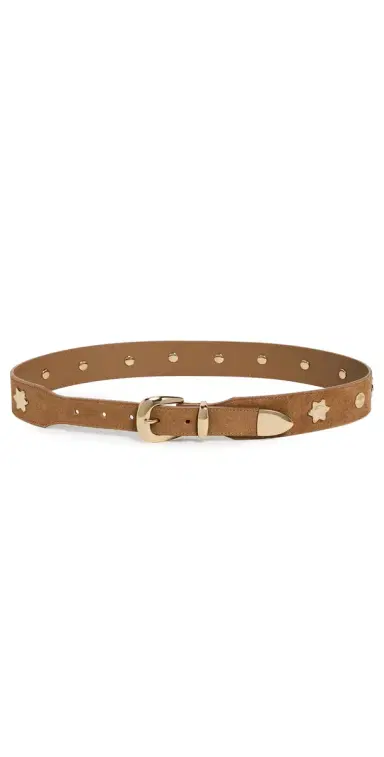 Madewell Western Sun Studded Belt Aged Cognac | Thumbnail 1