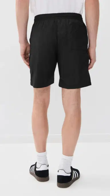 adidas Trefoil Essentials Woven Shorts 7 Black/White | Thumbnail 3 adidas Trefoil Essentials Woven Shorts 7 Black/White | Thumbnail 3