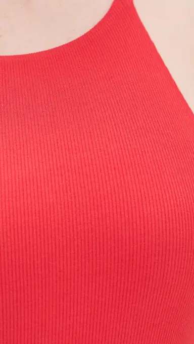 LE BOP Lexi Thong Bodysuit Poppy Red L | Thumbnail 6 LE BOP Lexi Thong Bodysuit Poppy Red L | Thumbnail 6