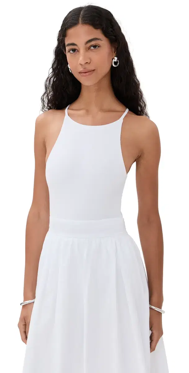 LE BOP exi Thong Bodysuit White