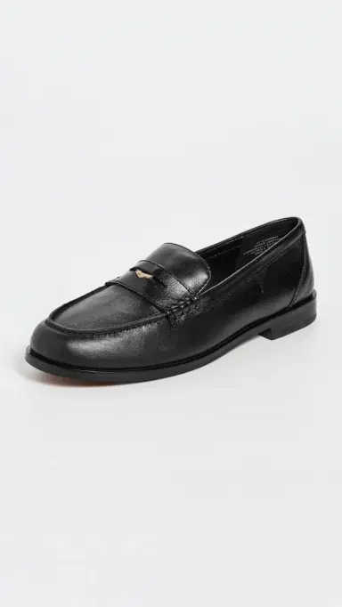 Madewell The Grayson Penny Loafer in Leather True Black | Thumbnail 2