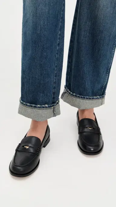 Madewell The Grayson Penny Loafer in Leather True Black | Thumbnail 3