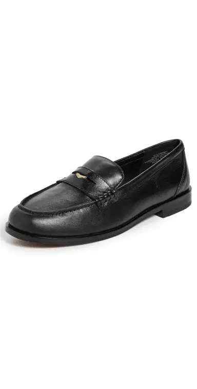 Madewell The Grayson Penny Loafer in Leather True Black | Thumbnail 1
