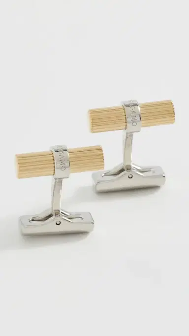 Ferragamo Clink Lighter Cufflinks Gold Tone One Size | Thumbnail 3