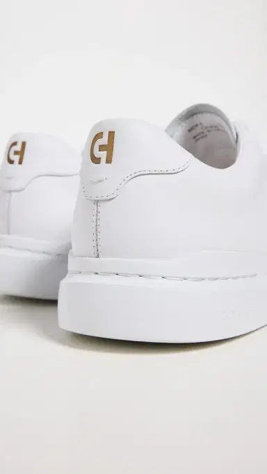Cole Haan Grandpro Rally Laser Cut Sneakers White | Thumbnail 3