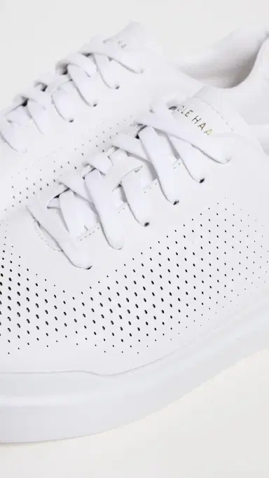 Cole Haan Grandpro Rally Laser Cut Sneakers White | Thumbnail 5