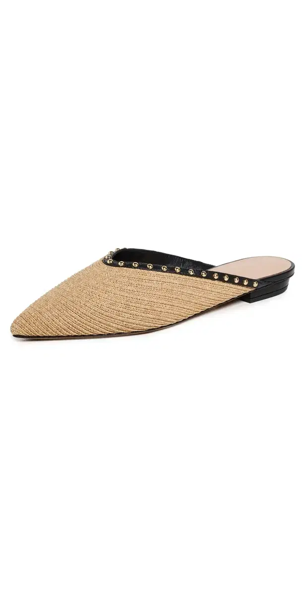 Hera Mules Natural Raffia