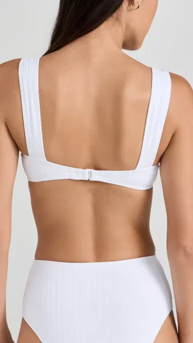 Solid & Striped The Lilo Bikini Top Marshmallow M | Thumbnail 3