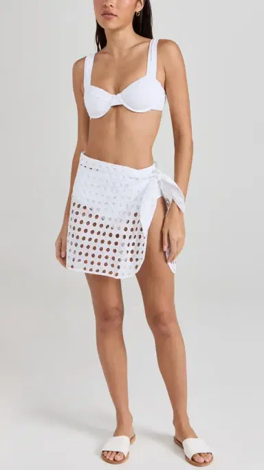 Solid & Striped The Lilo Bikini Top Marshmallow M | Thumbnail 5