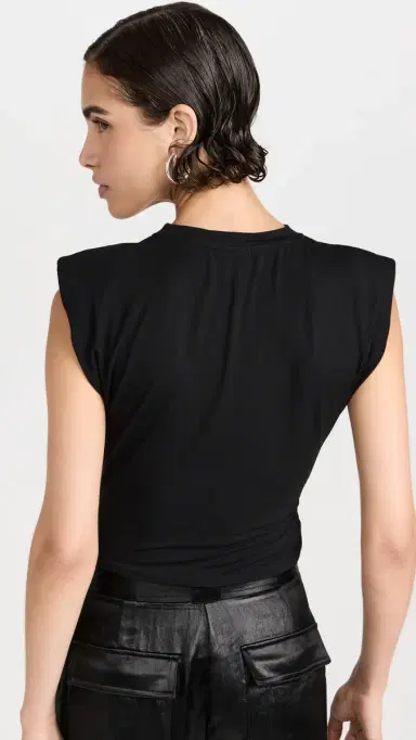 Simkhai Estelle Top Black L | Thumbnail 3