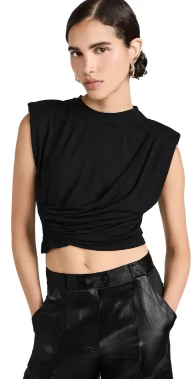 Simkhai Estelle Top Black L | Thumbnail 1