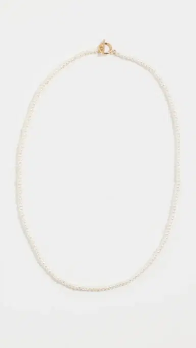 Shashi Pearl Ciel Necklace Gold | Thumbnail 2 Shashi Pearl Ciel Necklace Gold | Thumbnail 2