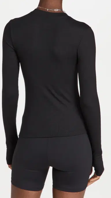 Splits59 Louise Rib Long Sleeve Black L | Thumbnail 3 Splits59 Louise Rib Long Sleeve Black L | Thumbnail 3