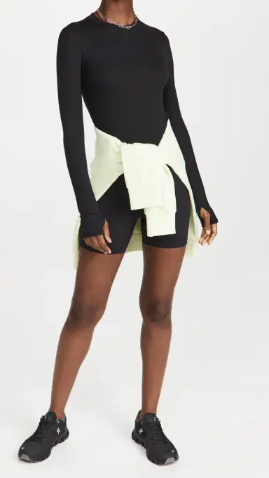 Splits59 Louise Rib Long Sleeve Black L | Thumbnail 5 Splits59 Louise Rib Long Sleeve Black L | Thumbnail 5