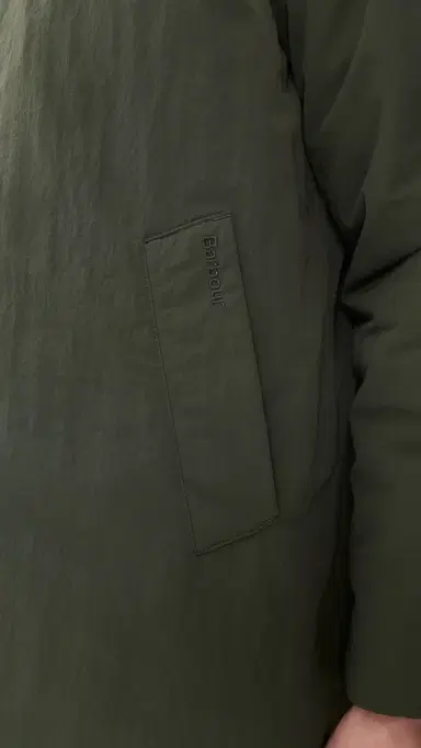 Barbour Wadded Lorden Showerproof Mac Coat Olive | Thumbnail 6 Barbour Wadded Lorden Showerproof Mac Coat Olive | Thumbnail 6