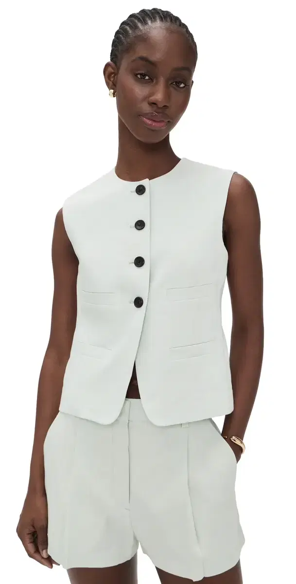A. L.C. Georgie Vest Pale Mint