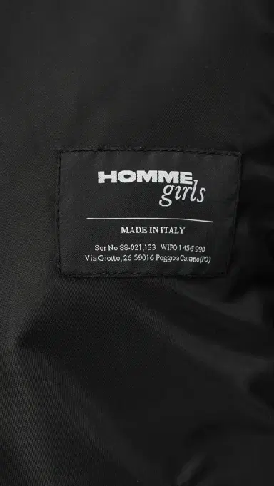 HOMMEGIRLS Nylon Bomber Jacket Black | Thumbnail 6 HOMMEGIRLS Nylon Bomber Jacket Black | Thumbnail 6