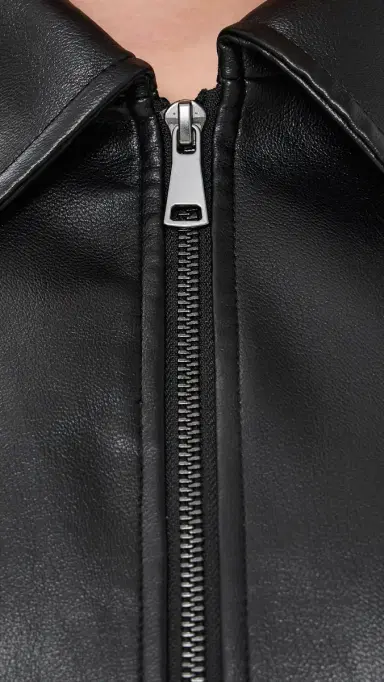 LE BOP Harper Faux Leather Jacket Black | Thumbnail 6 LE BOP Harper Faux Leather Jacket Black | Thumbnail 6