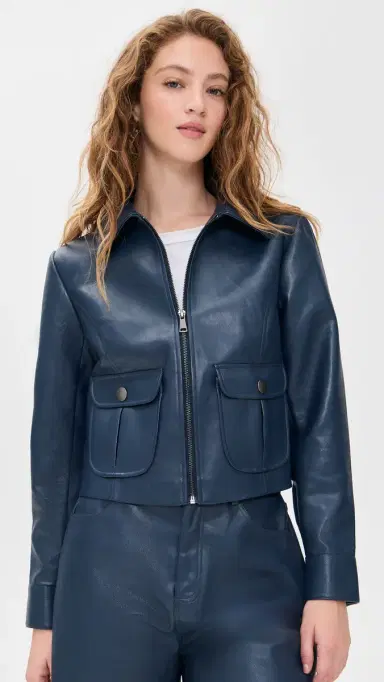 LE BOP Harper Faux Leather Jacket | Thumbnail 2