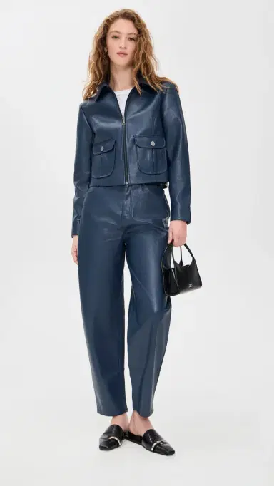 LE BOP Harper Faux Leather Jacket | Thumbnail 5