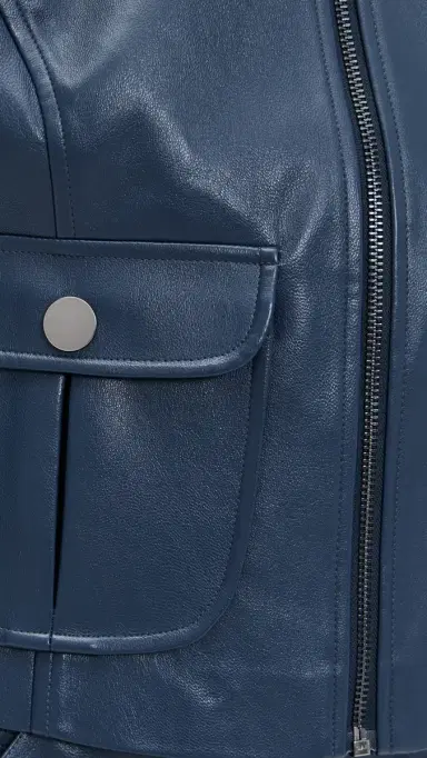 LE BOP Harper Faux Leather Jacket | Thumbnail 6