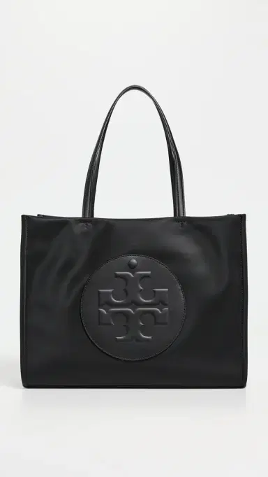 Tory Burch Ella Small Tote Black One Size | Thumbnail 2