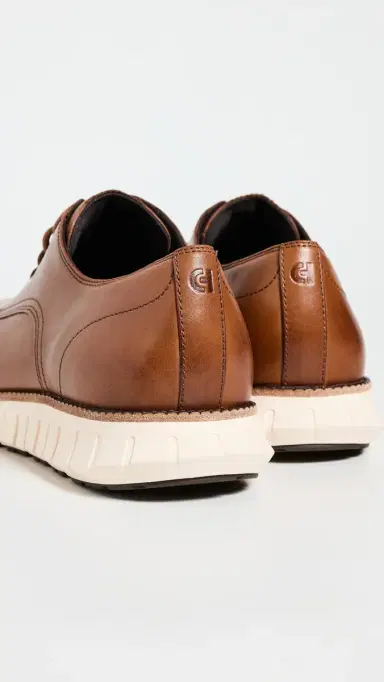 Cole Haan Zergrand Remastered Plain Toe Oxford Sneakers Ch British Tan/ | Thumbnail 3