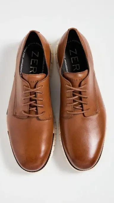 Cole Haan Zergrand Remastered Plain Toe Oxford Sneakers Ch British Tan/ | Thumbnail 4