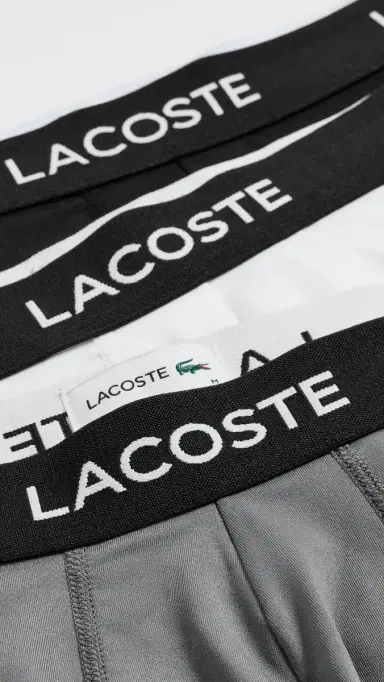 Lacoste Microfiber Trunks 3 Pack Multi S | Thumbnail 5
