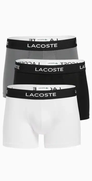 Lacoste Microfiber Trunks 3 Pack Multi S | Thumbnail 1