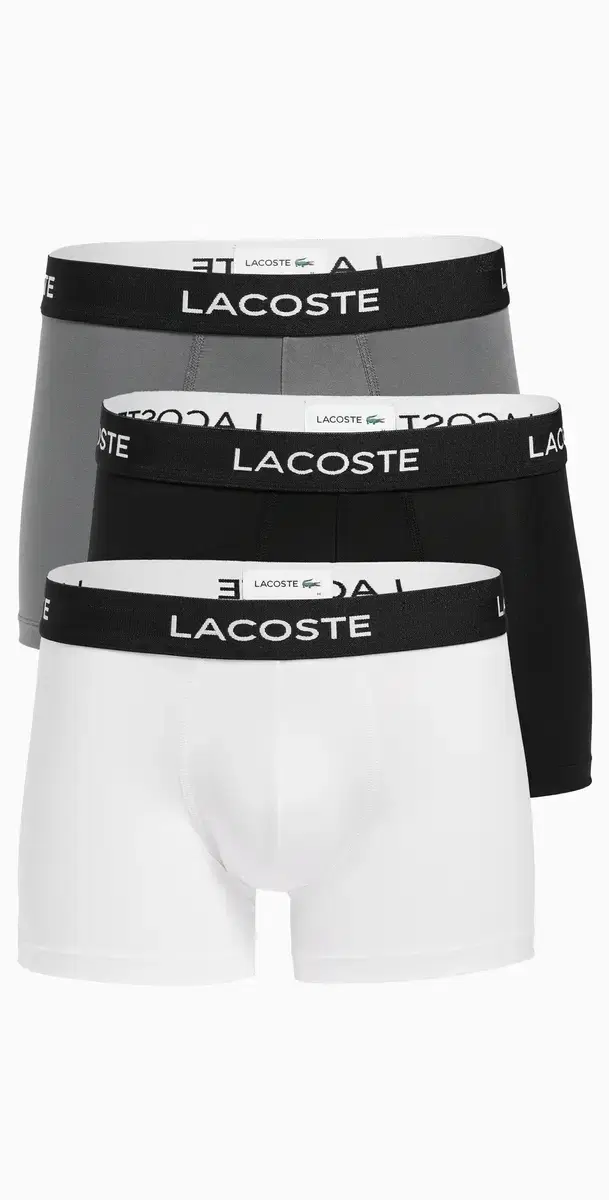 Lacoste Microfiber Trunks 3 Pack Multi