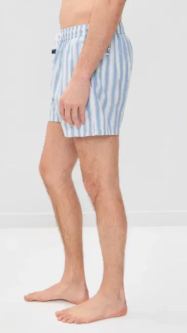 Fedeli Madeira Swim Trunks 4 Green Bold Seersucker Stripe | Thumbnail 4 Fedeli Madeira Swim Trunks 4 Green Bold Seersucker Stripe | Thumbnail 4
