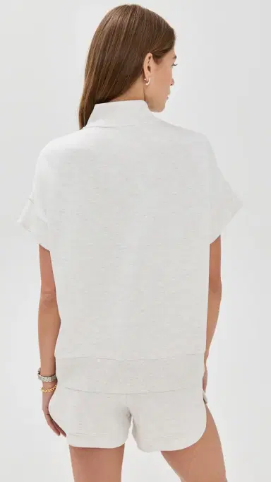 Varley Ritchie Short Sleeve weatshirt Marl | Thumbnail 3 Varley Ritchie Short Sleeve weatshirt Marl | Thumbnail 3