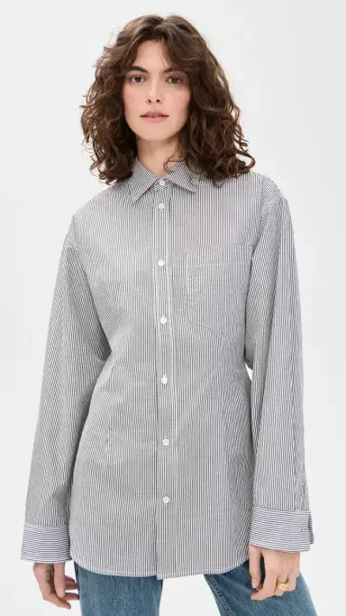 AGOLDE Cinch Shirt Windley tripe | Thumbnail 2