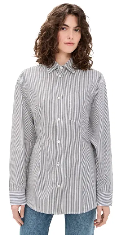 AGOLDE Cinch Shirt Windley tripe | Thumbnail 1