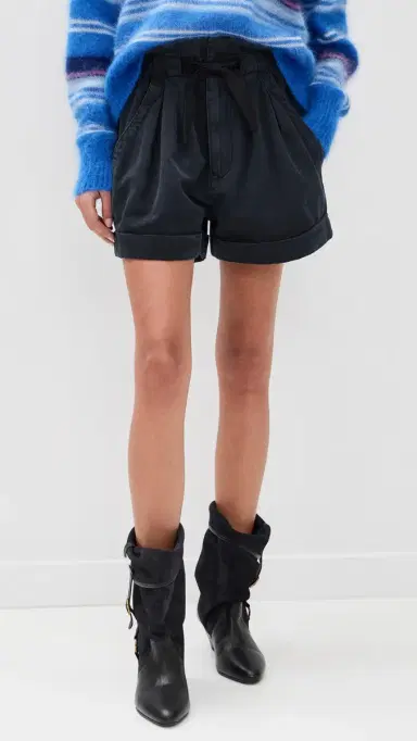 Isabel Marant Étoile Nirma Shorts Black | Thumbnail 2