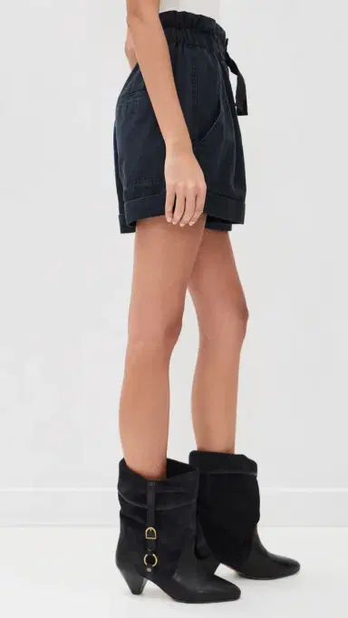 Isabel Marant Étoile Nirma Shorts Black | Thumbnail 4
