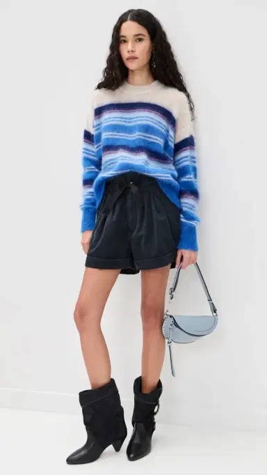 Isabel Marant Étoile Nirma Shorts Black | Thumbnail 5