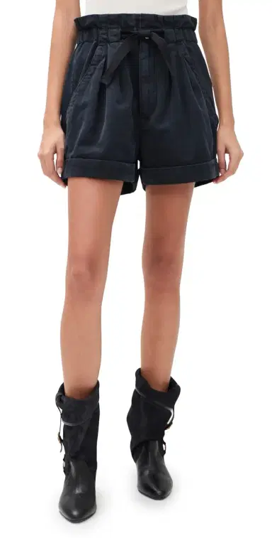 Isabel Marant Étoile Nirma Shorts Black | Thumbnail 1