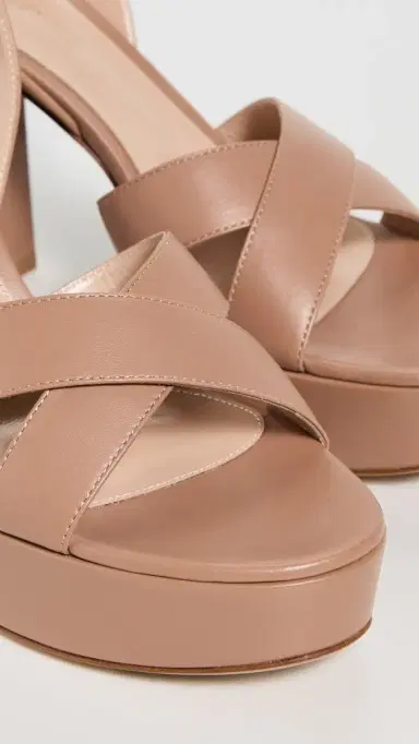Gianvito Rossi Sabrina Nappa Heels Praline | Thumbnail 6 Gianvito Rossi Sabrina Nappa Heels Praline | Thumbnail 6