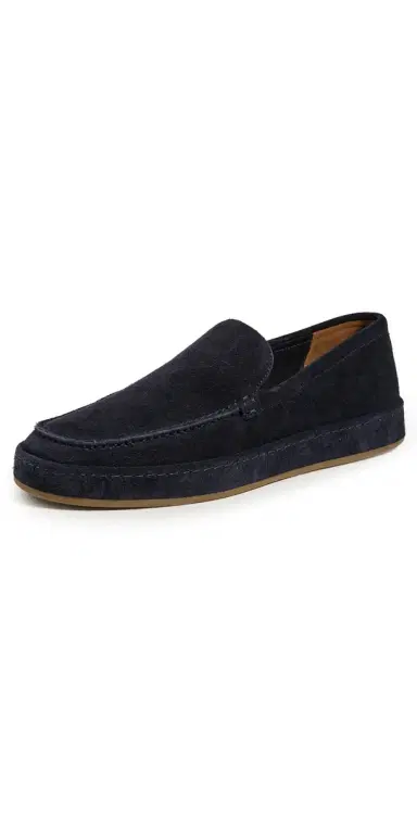 Allen Edmonds Brody Suede Slip Ons Navy 12 | Thumbnail 1