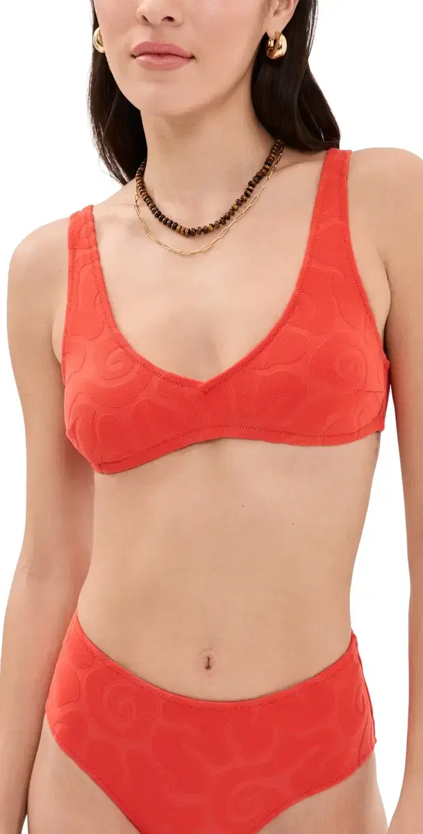Sunero Roccia Bikini Top Red