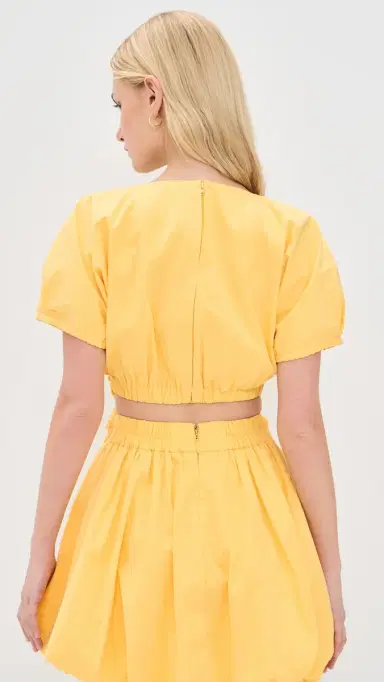 Elexiay Amara Top Yellow | Thumbnail 3