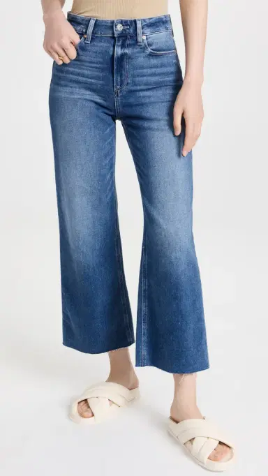 PAIGE Anessa Raw Cuff Jeans Rock Show Distressed 29 | Thumbnail 2