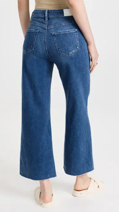 PAIGE Anessa Raw Cuff Jeans Rock Show Distressed 29 | Thumbnail 3